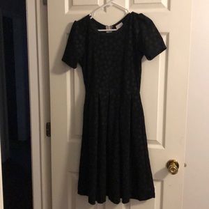 Lularoe black Amelia midi dress